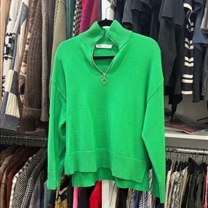 Zara Green Women's Sweater
